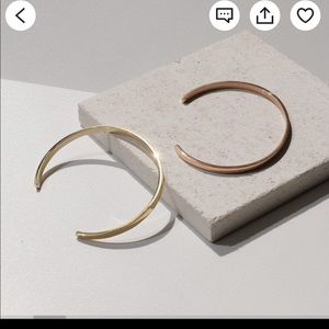 Gold 18k filled cuffs